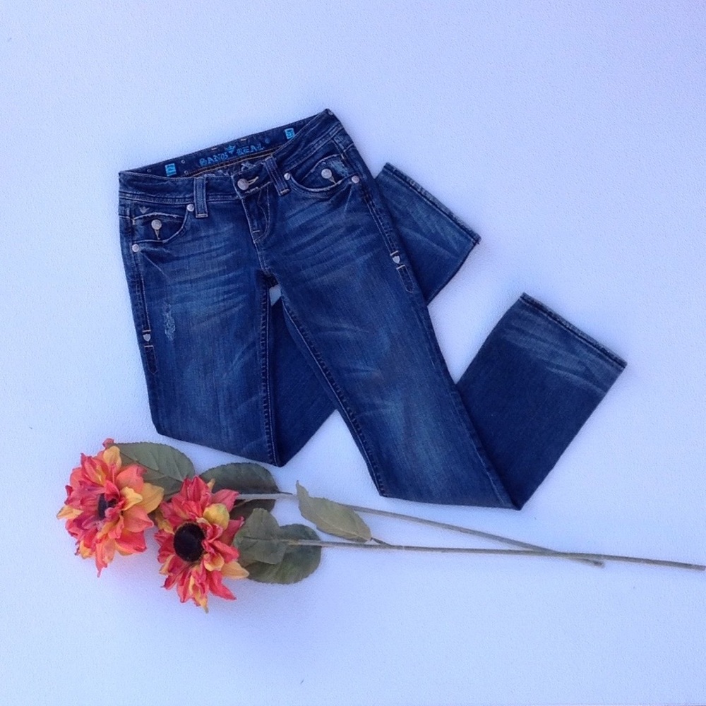 SANG REAL by MISS ME 27 Boot Cut Jean 32 Inseam